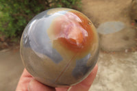 Polished Polychrome Jasper Spheres x 6 From Mahajanga, Madagascar