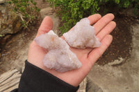 Natural Amethyst Spirit Quartz Clusters x 12 From South Africa