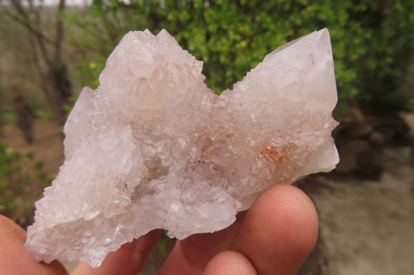 Natural Amethyst Spirit Quartz Clusters x 12 From South Africa