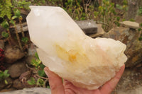 Natural Quartz Clusters x 2 From Madagascar