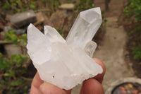 Natural Quartz Clusters x 12 From Madagascar