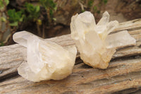 Natural Quartz Clusters x 12 From Madagascar