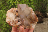 Natural Red Hematoid Quartz Clusters x 2 From Zimbabwe