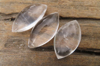 Polished Clear Quartz "Angel Tears" Pendant Pieces x 20 From Madagascar