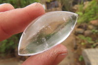 Polished Clear Quartz "Angel Tears" Pendant Pieces x 20 From Madagascar