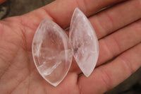 Polished Clear Quartz "Angel Tears" Pendant Pieces x 20 From Madagascar