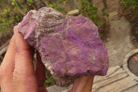 Natural Metallic Purpurite Cobbed Specimens x 6 From Erongo, Namibia