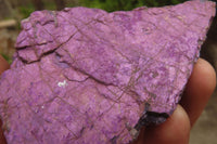 Natural Metallic Purpurite Cobbed Specimens x 6 From Erongo, Namibia