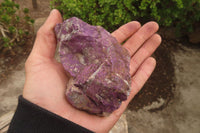 Natural Metallic Purpurite Cobbed Specimens x 6 From Erongo, Namibia