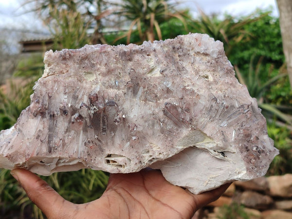 Natural Red Hematoid Quartz Cluster x 1 From Zambia