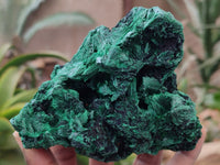 Natural Silky Malachite Specimens x 4 From Kasompe, Congo