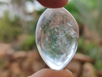 Polished Clear Quartz "Angel Tears" Pendant Pieces x 20 From Madagascar