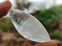 Polished Clear Quartz "Angel Tears" Pendant Pieces x 20 From Madagascar