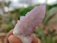 Natural Amethyst Spirit Quartz Single Crystals x 70 From Boekenhouthoek, South Africa