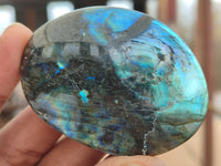 Polished Labradorite Galet / Palm Stones x 20 From Tulear, Madagascar