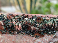 Natural Libethenite Crystals On Dolomite Matrix Specimens x 4 From Shituru, Congo