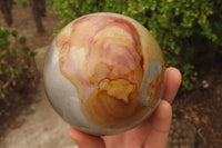 Polished Polychrome Jasper Spheres x 2 From Madagascar