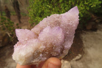 Natural Ametrine Spirit Quartz Clusters x 3 From Boekenhouthoek, South Africa