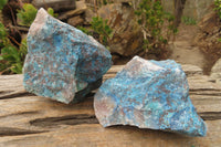 Natural Rough Shattuckite Cobbed Specimens x 6 From Kaokoveld, Namibia