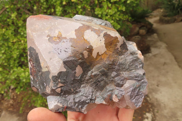 Natural Goethite Coated Blacknite Quartz Crystals x 4 From Madagascar