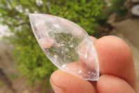 Polished Clear Quartz "Angel Tears" Pendant Pieces x 20 From Madagascar