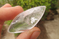 Polished Clear Quartz "Angel Tears" Pendant Pieces x 20 From Madagascar