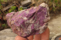 Natural Metallic Purpurite Cobbed Specimens x 12 From Erongo, Namibia