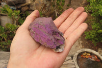 Natural Metallic Purpurite Cobbed Specimens x 12 From Erongo, Namibia