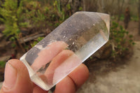 Polished Clear Quartz Crystal Points x 12 From Madagascar