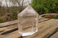 Polished Clear Quartz Crystal Points x 12 From Madagascar