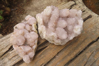 Natural Fairy Spirit Quartz Clusters x 2 From Boekenhouthoek, South Africa