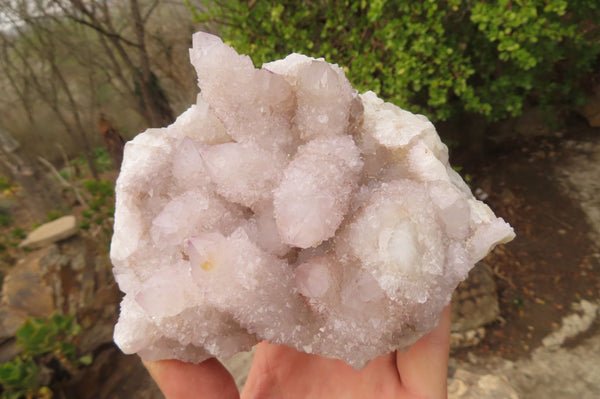 Natural Fairy Spirit Quartz Clusters x 2 From Boekenhouthoek, South Africa