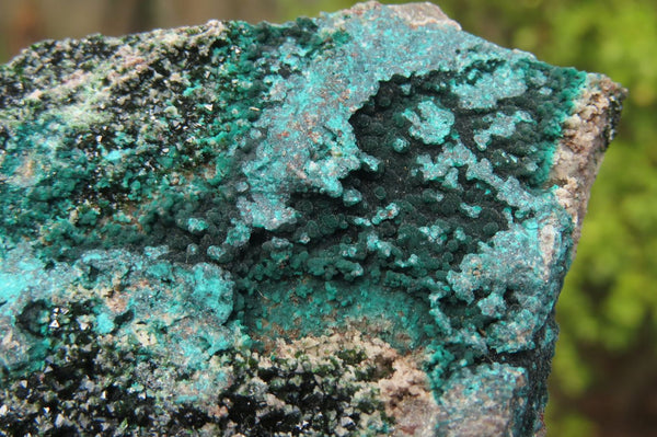 Natural Libethenite Crystals On Dolomite Matrix Specimens x 4 From Shituru, Congo