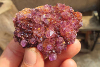 Natural Amethystos Amethyst Plates x 24 From Kwaggafontein, South Africa