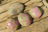 Polished Stichtite Free Forms x 4 From Barberton, South Africa