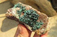 Natural Ball Malachite On Quartz Matrix Specimens x 4 From Kambove, Congo