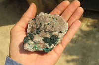 Natural Ball Malachite On Quartz Matrix Specimens x 4 From Kambove, Congo