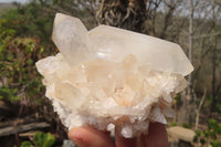 Natural Clear Quartz Clusters x 4 From Madagascar