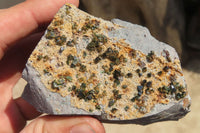 Natural Libethenite Crystals On Dolomite Matrix Specimens x 5 From Shituru, Congo