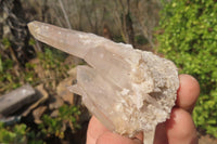 Natural Clear Quartz Clusters x 35 From Madagascar