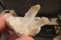 Natural Clear Quartz Clusters x 35 From Madagascar