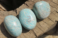 Polished Amazonite Free Forms x 12 From Zimbabwe