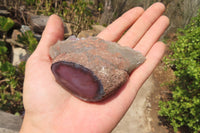 Polished Red Sashe River Agate Nodules x 6 From Zimbabwe