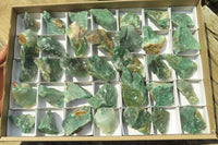 Natural Jade Cobbed Specimens x 35 From Swaziland