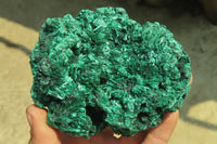 Natural Silky Malachite Specimens x 3 From Kasompe, Congo