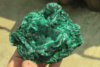 Natural Silky Malachite Specimens x 3 From Kasompe, Congo