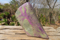 Polished Stichtite Standing Free Form x 1 From Barberton, South Africa