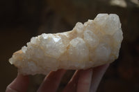 Natural Clear Quartz Clusters x 3 From Madagascar