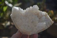 Natural Clear Quartz Clusters x 3 From Madagascar