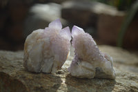 Natural Amethyst Spirit Quartz Clusters x 12 From Boekenhouthoek, South Africa